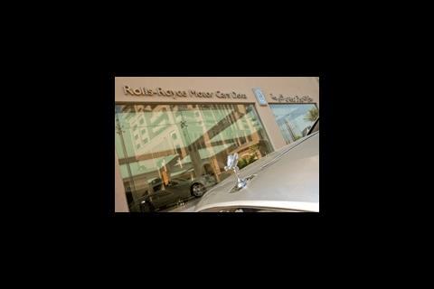 Rolls-Royce’s new car showroom in Qatar